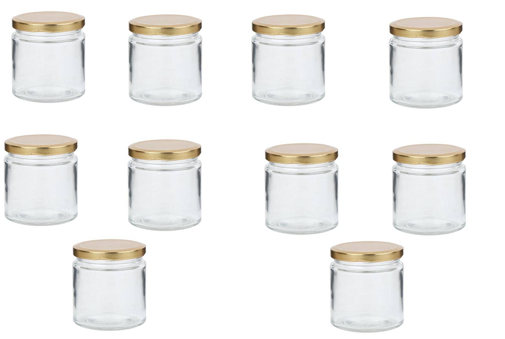 AFAST Airtight Storage  Glass Food Container Set of 10 100 mL