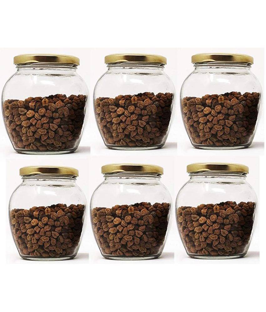     			AFAST Airtight Storage  Glass Food Container Set of 6 500 mL