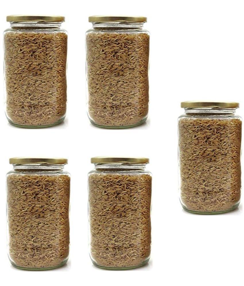     			AFAST Airtight Storage  Glass Food Container Set of 5 700 mL