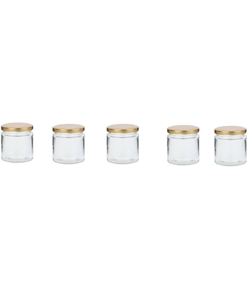 AFAST Airtight Storage  Glass Food Container Set of 5 50 mL