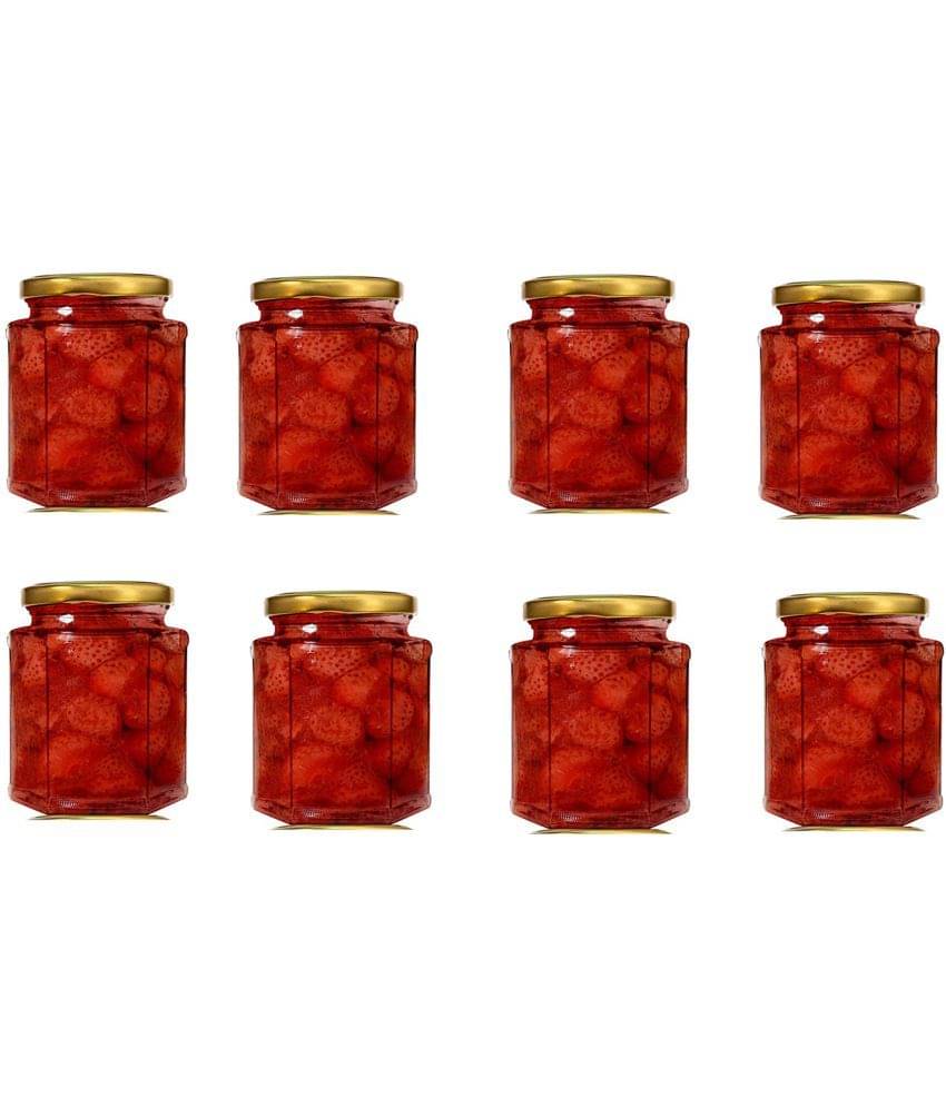     			AFAST Airtight Storage  Glass Food Container Set of 8 700 mL