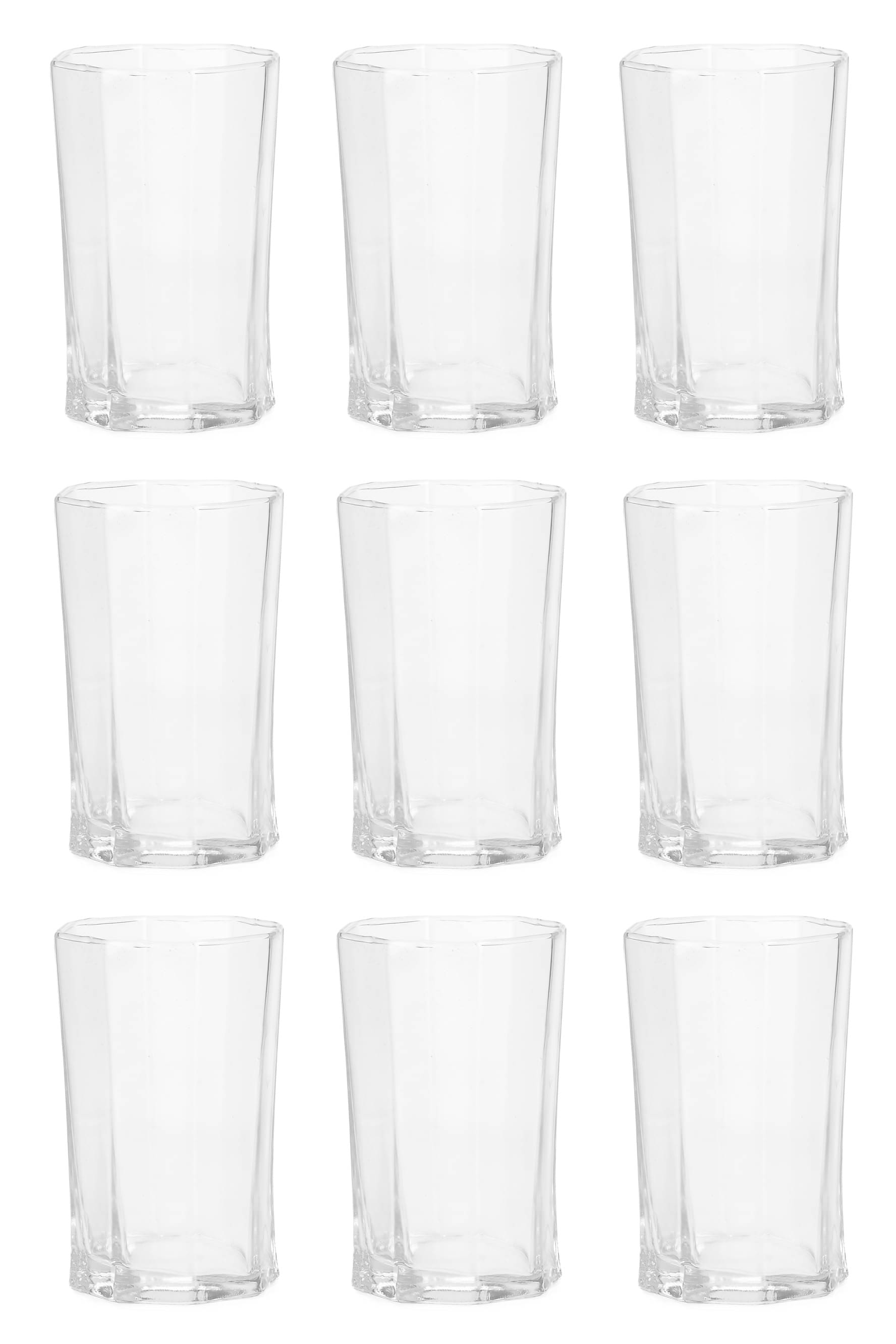    			Afast Water/Juice  Glasses Set,  200 ML - (Pack Of 9)
