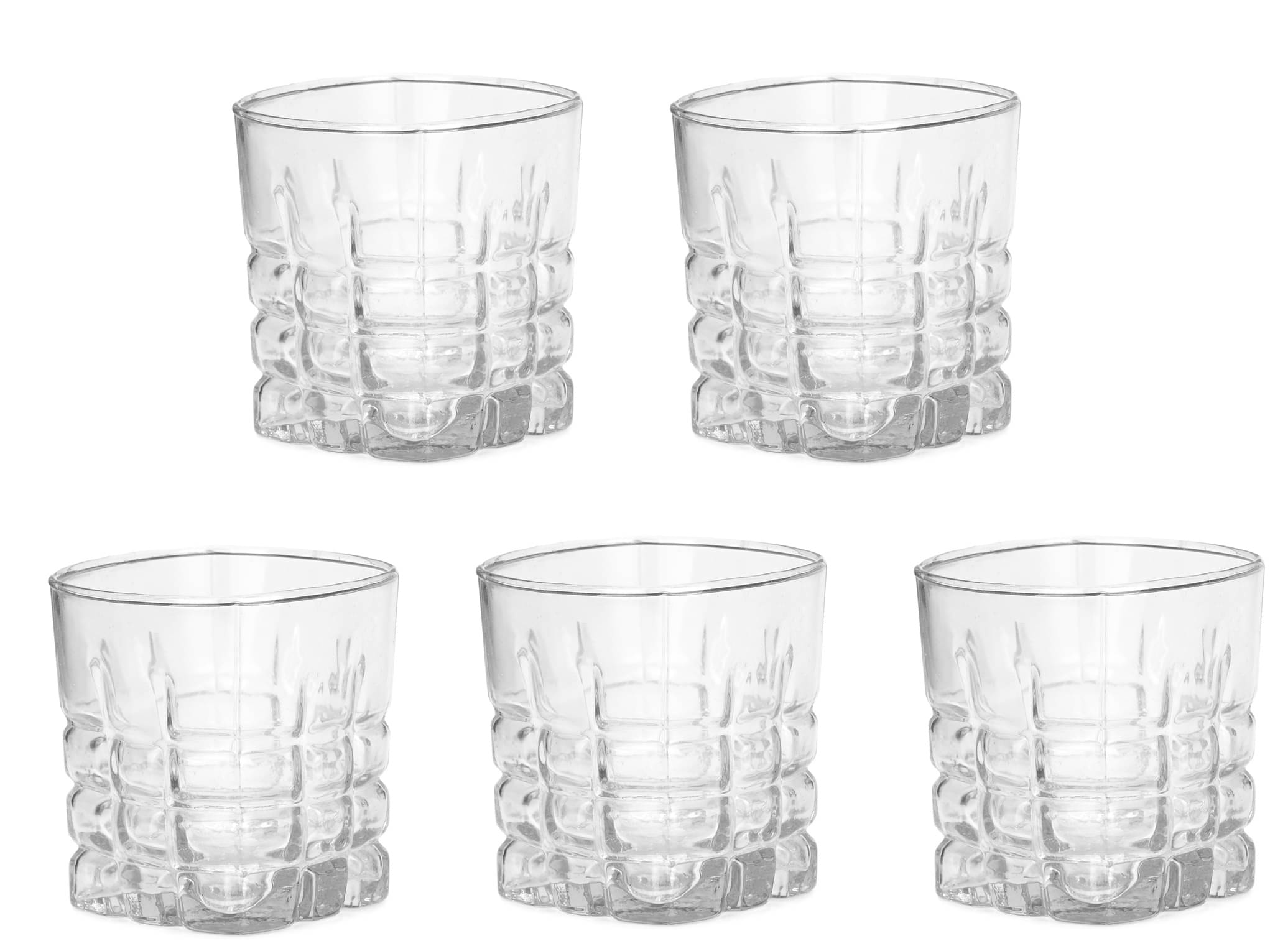     			Afast Water/Juice  Glasses Set,  200 ML - (Pack Of 5)