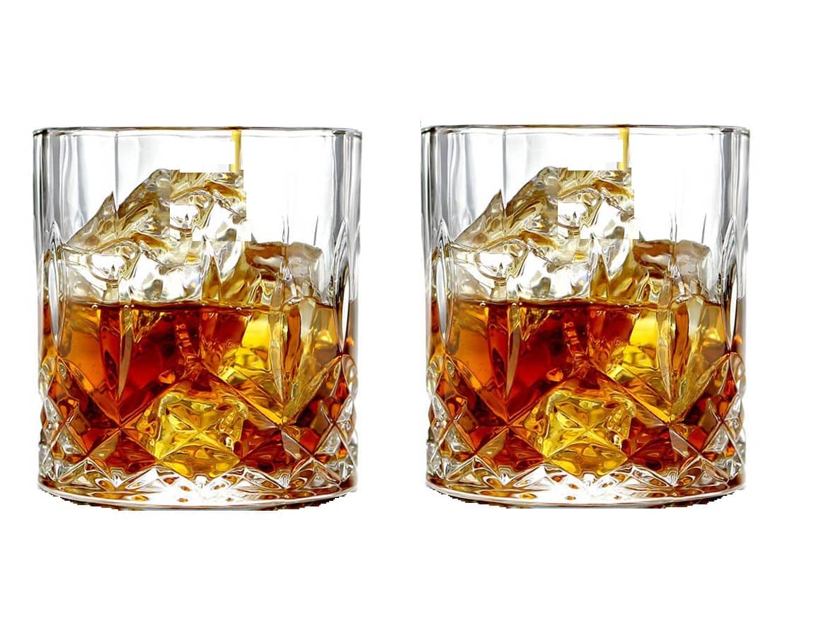 Afast Whisky  Glasses Set,  200 ML - (Pack Of 2)