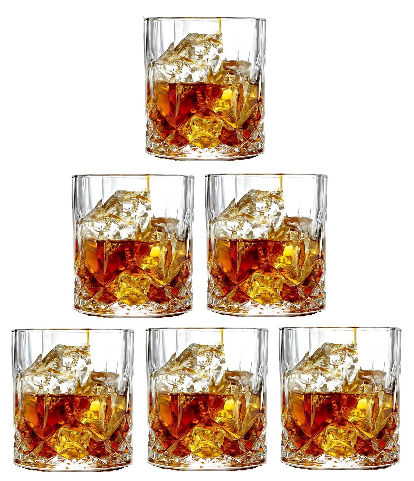     			Afast Whisky  Glasses Set,  200 ML - (Pack Of 6)