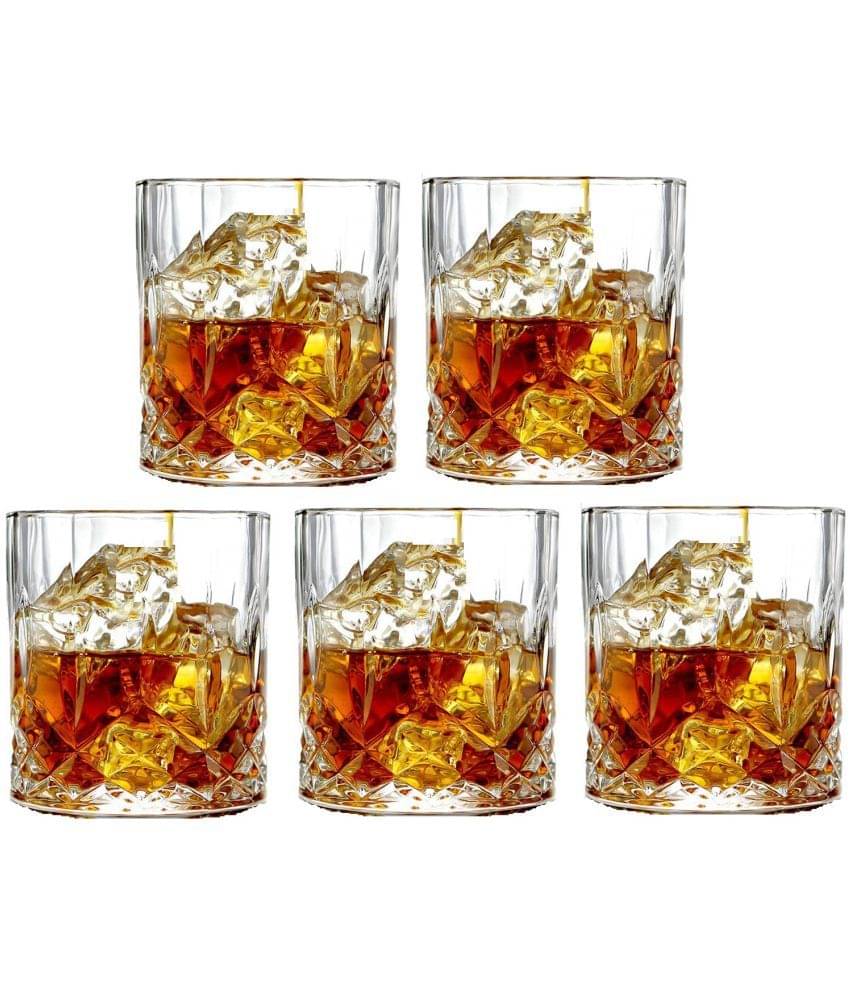     			Afast Whisky  Glasses Set,  200 ML - (Pack Of 5)