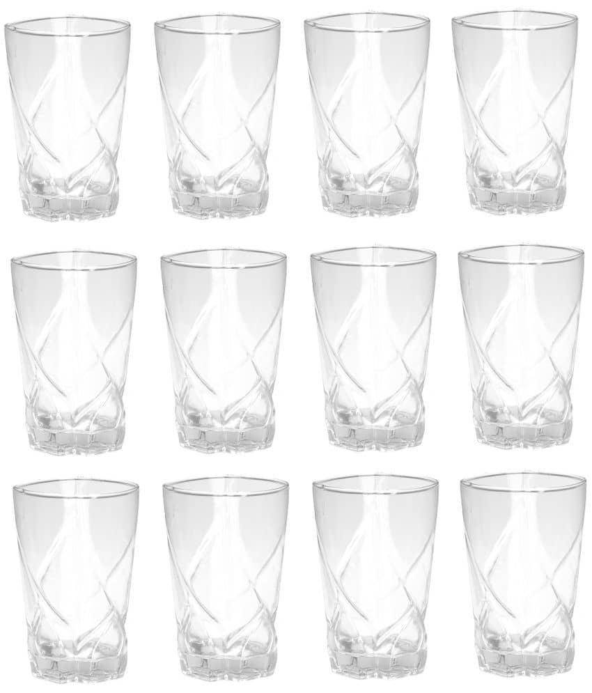 Afast Water/Juice  Glasses Set,  280 ML - (Pack Of 12)