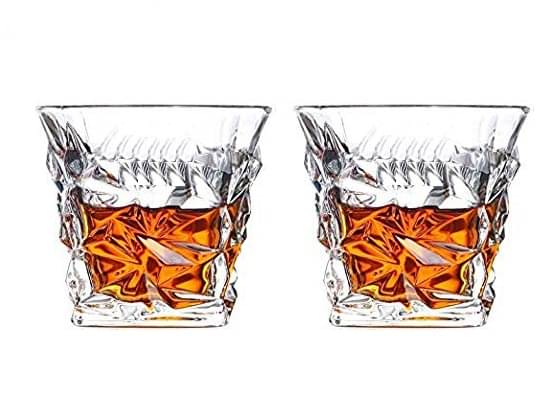     			Afast Whisky  Glasses Set,  250 ML - (Pack Of 2)