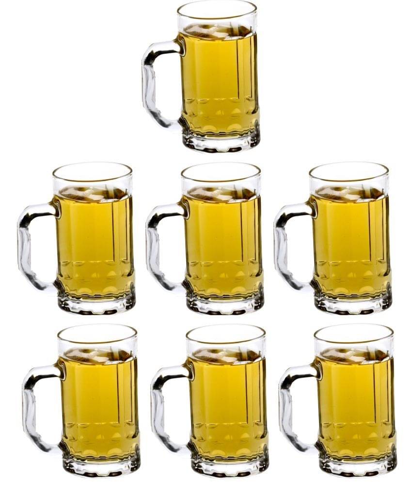    			Afast Beer Mug Glasses Set,  400 ML - (Pack Of 7)