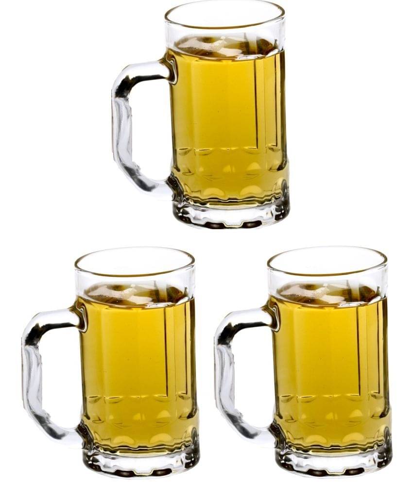     			Afast Beer Mug Glasses Set,  400 ML - (Pack Of 3)