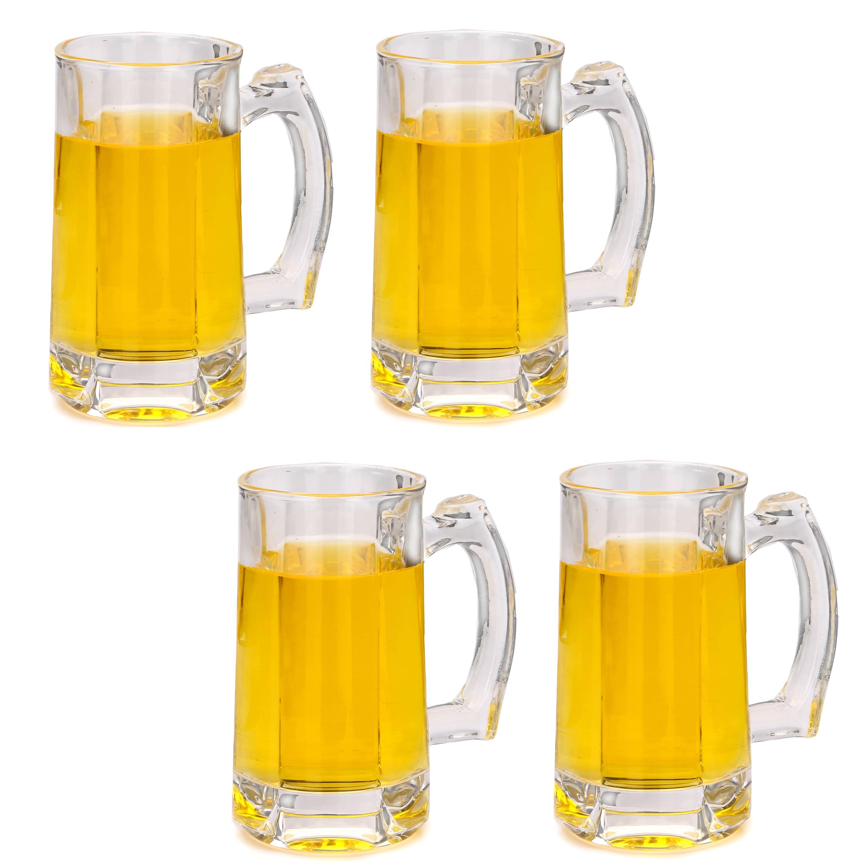     			Afast Beer Mug Glasses Set,  400 ML - (Pack Of 4)