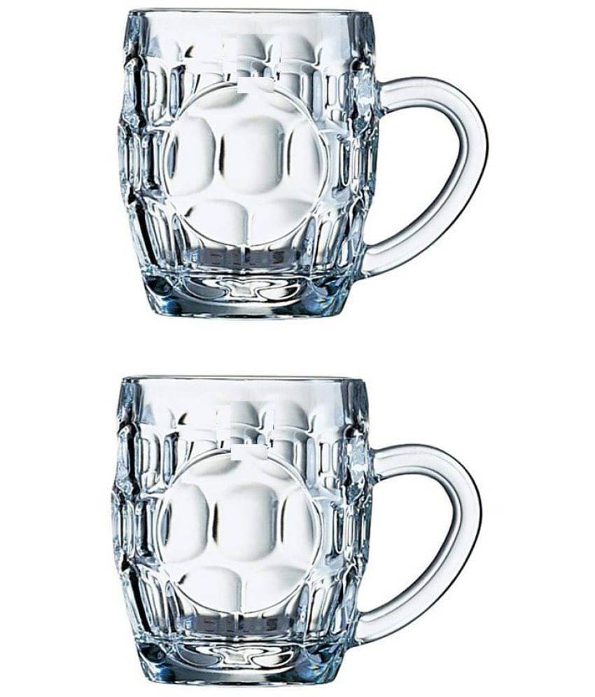     			Afast Beer Mug Glasses Set,  550 ML - (Pack Of 2)