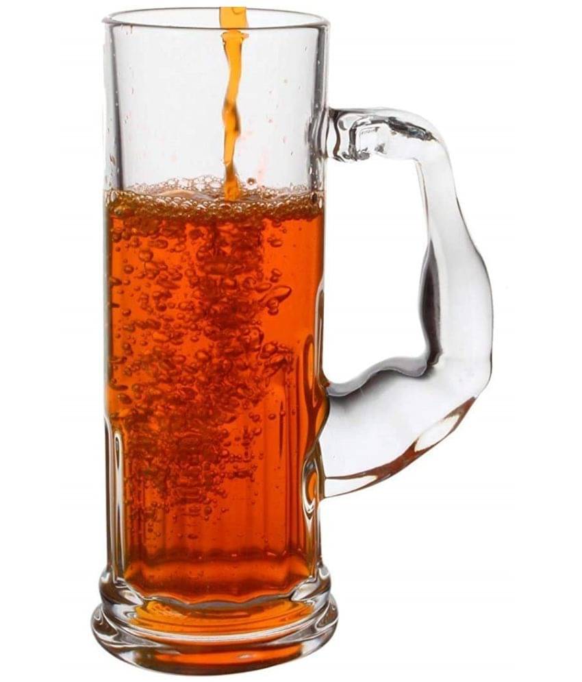     			Afast Beer Mug Glass,  600 ML - (Pack Of 1)