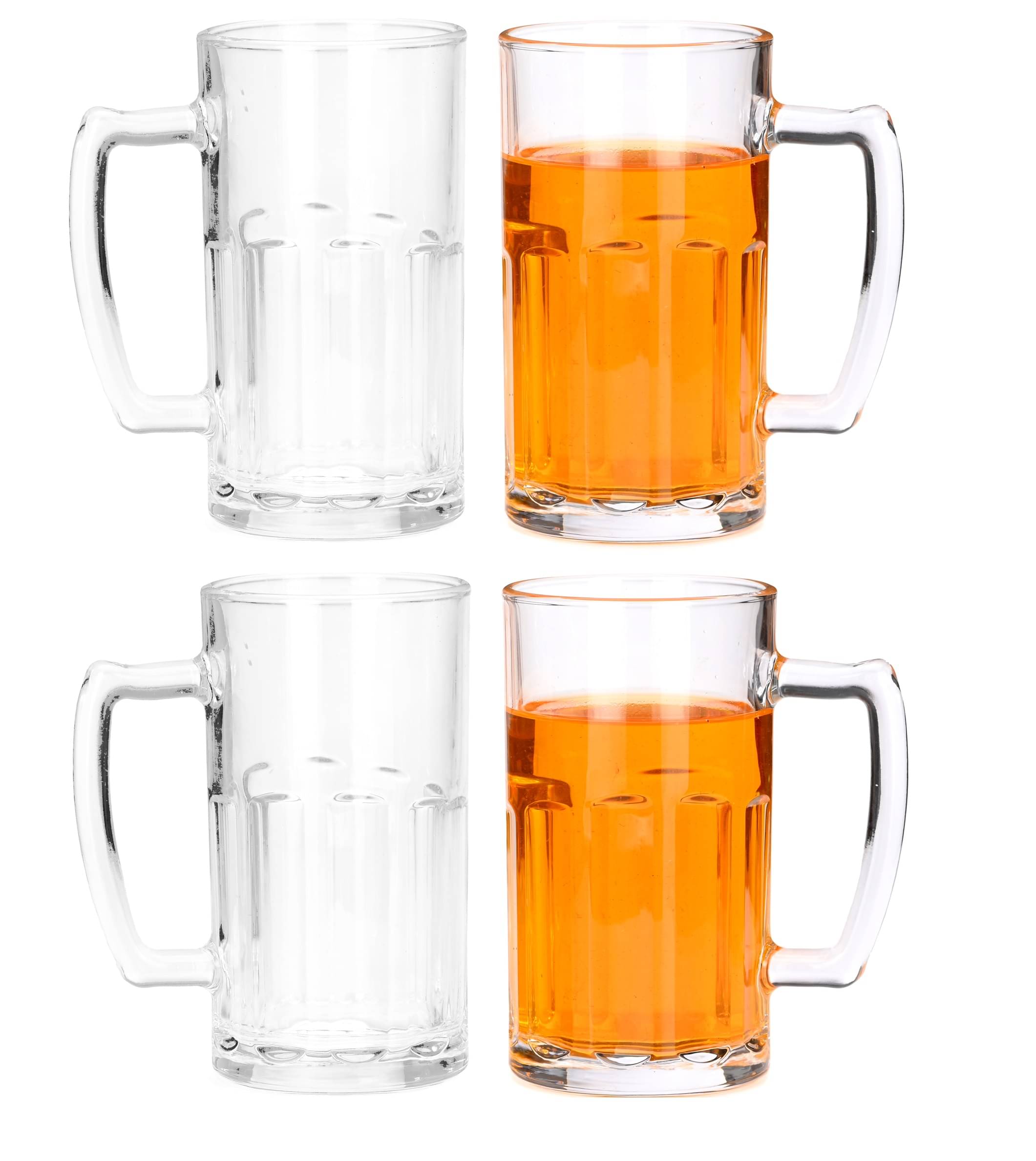     			Afast Beer Mug Glasses Set,  600 ML - (Pack Of 4)
