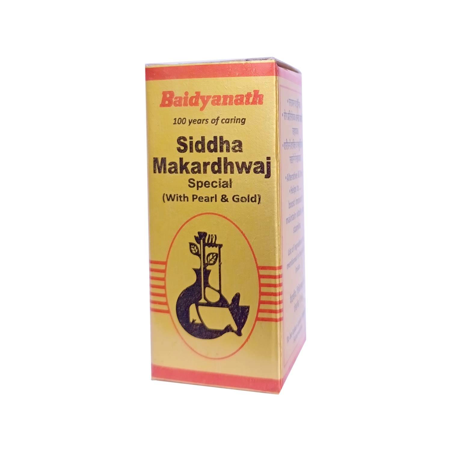 Baidyanath Siddha Makardhwaj Tablet 5 No.S Pack of 1 Baidyanath Siddha Makardhwaj Tablet 5 No.S Pack of 1