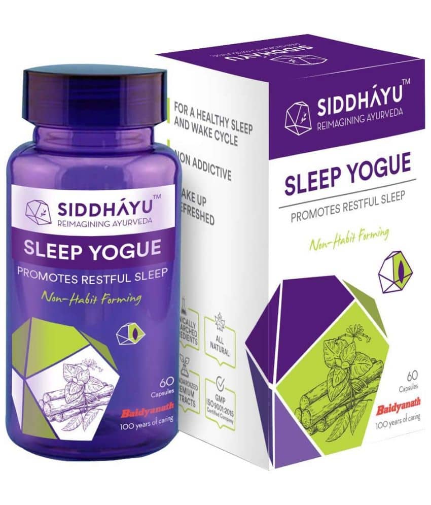 Baidyanath Sleep Yogu And Winostress Capsule 60 No.S Pack of 2