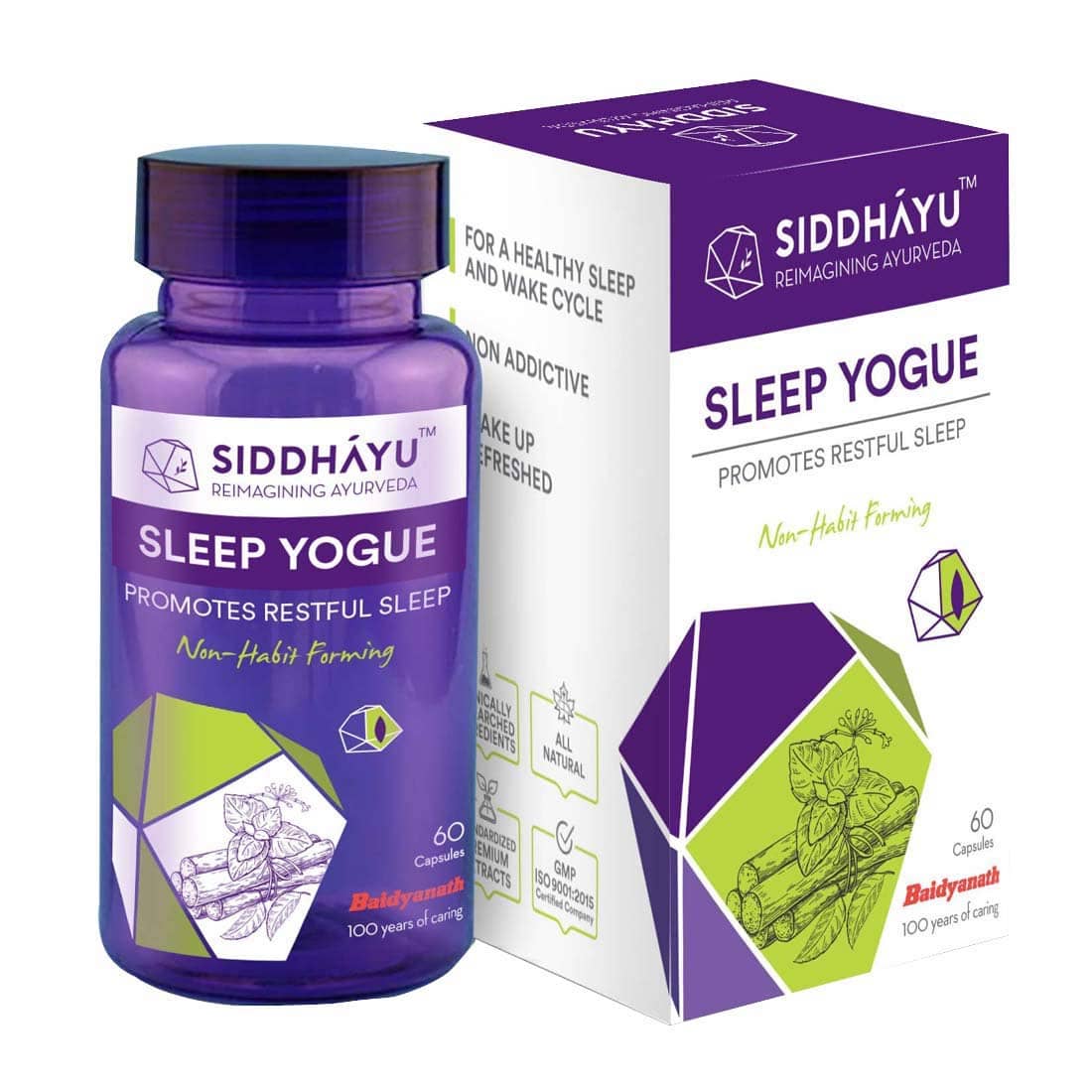 Baidyanath Sleep Yogue Capsules Tablet 60 No.S Pack of 1