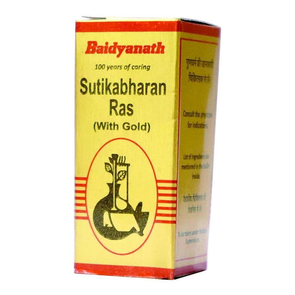Baidyanath Sutikabharan Ras Sy Tablet 5 No.S Pack of 1 Baidyanath Sutikabharan Ras Sy Tablet 5 No.S Pack of 1