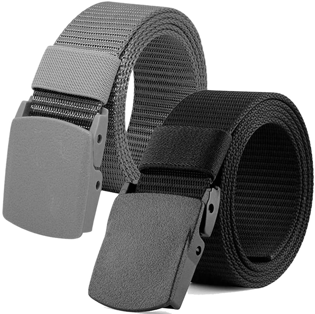 Loopa Multi Nylon Casual Belt Pack of 2