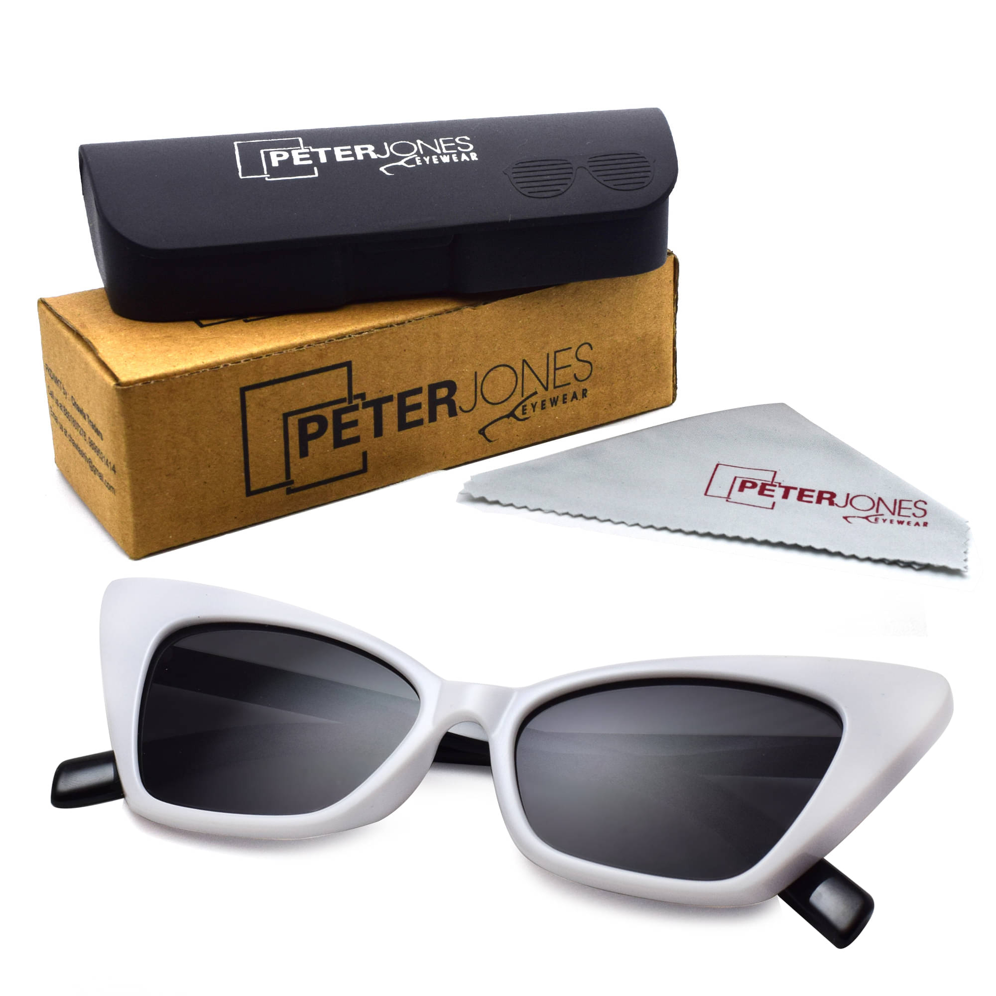     			Peter Jones - Black Cat Eye Sunglasses Pack of 1
