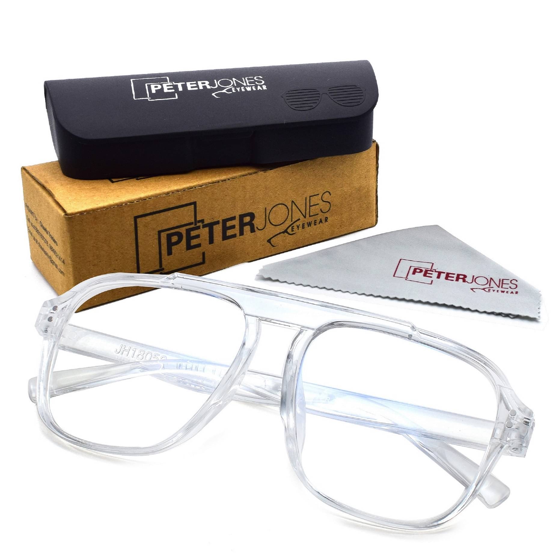     			Peter Jones BlueCut Zero Power Computer Glasses For Eye Protection