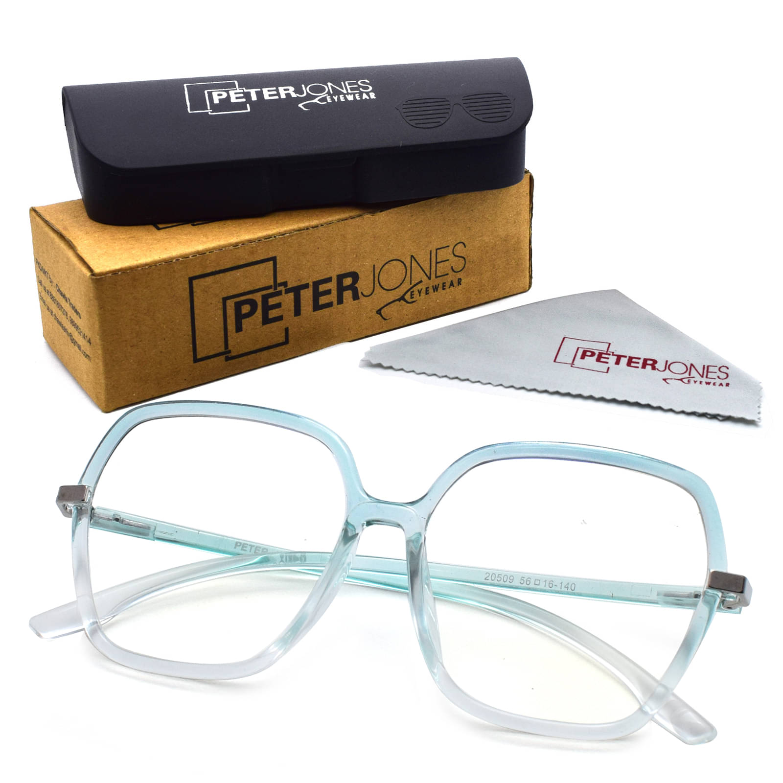     			Peter Jones BlueCut Zero Power Computer Glasses For Eye Protection