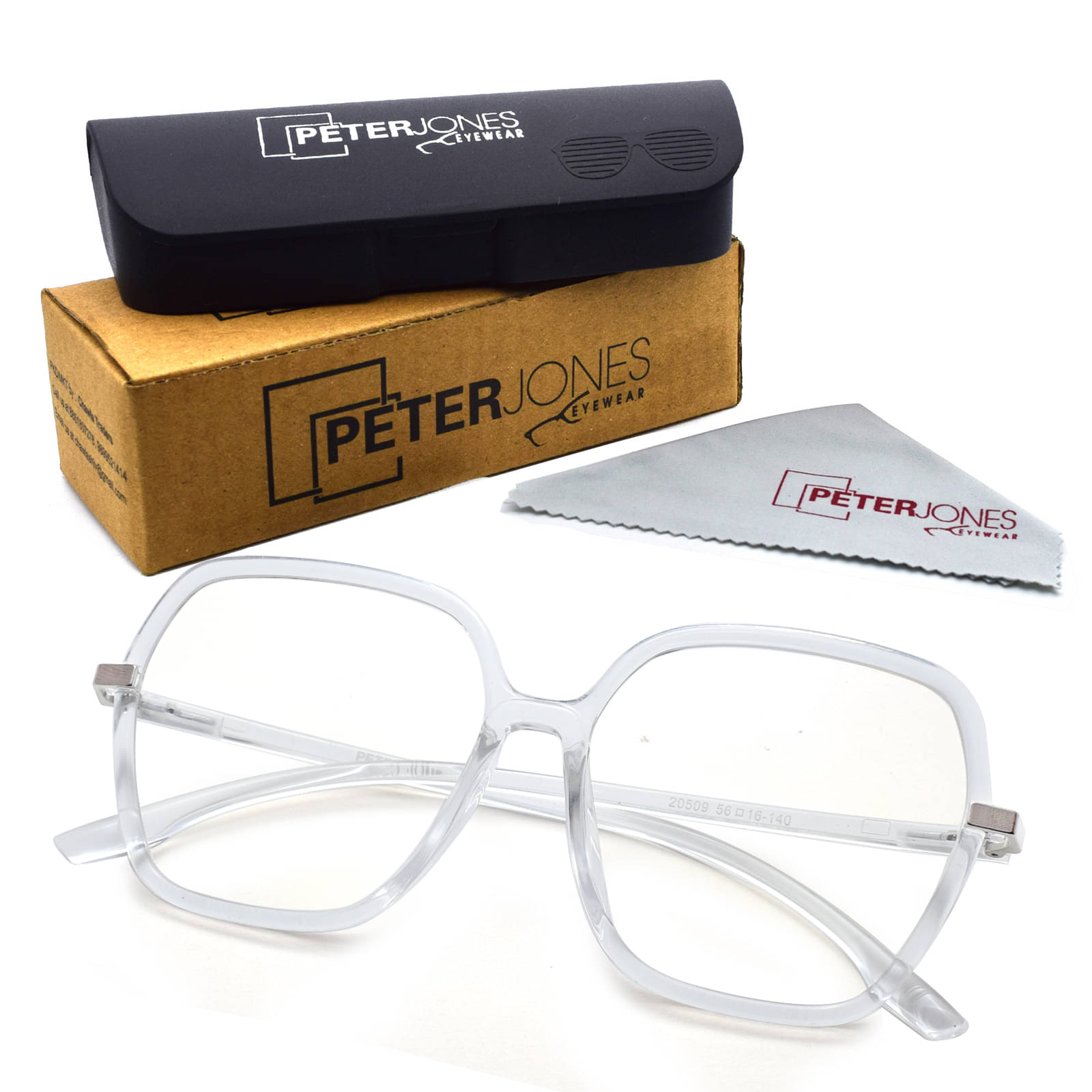     			Peter Jones BlueCut Zero Power Computer Glasses For Eye Protection