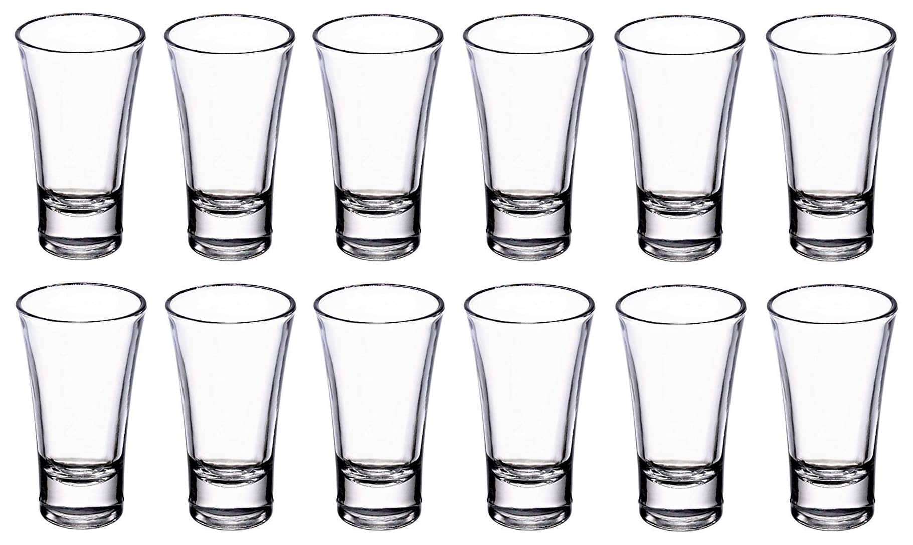 Afast Shot  Glasses Set,  30 ML - (Pack Of 12)