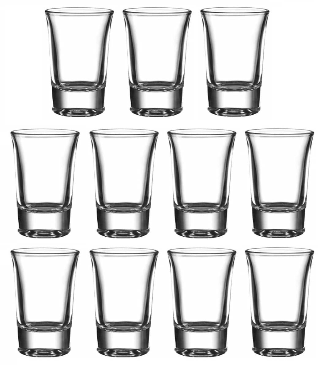     			Afast Shot  Glasses Set,  30 ML - (Pack Of 11)