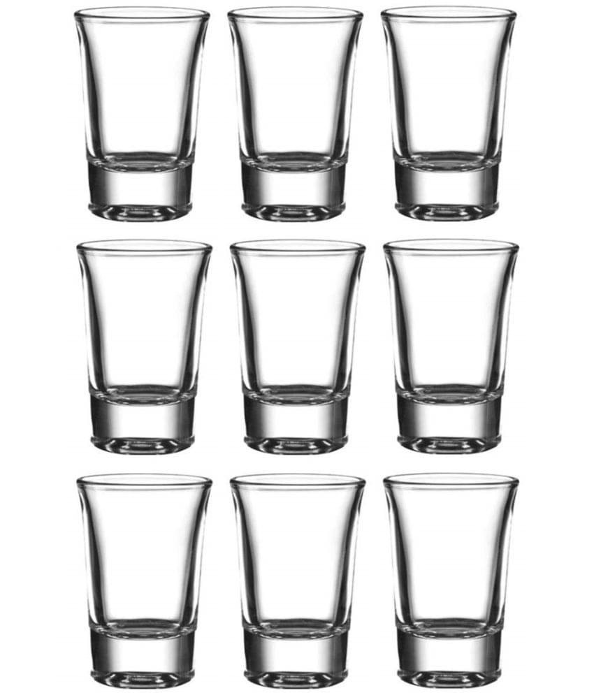     			Afast Shot  Glasses Set,  30 ML - (Pack Of 9)