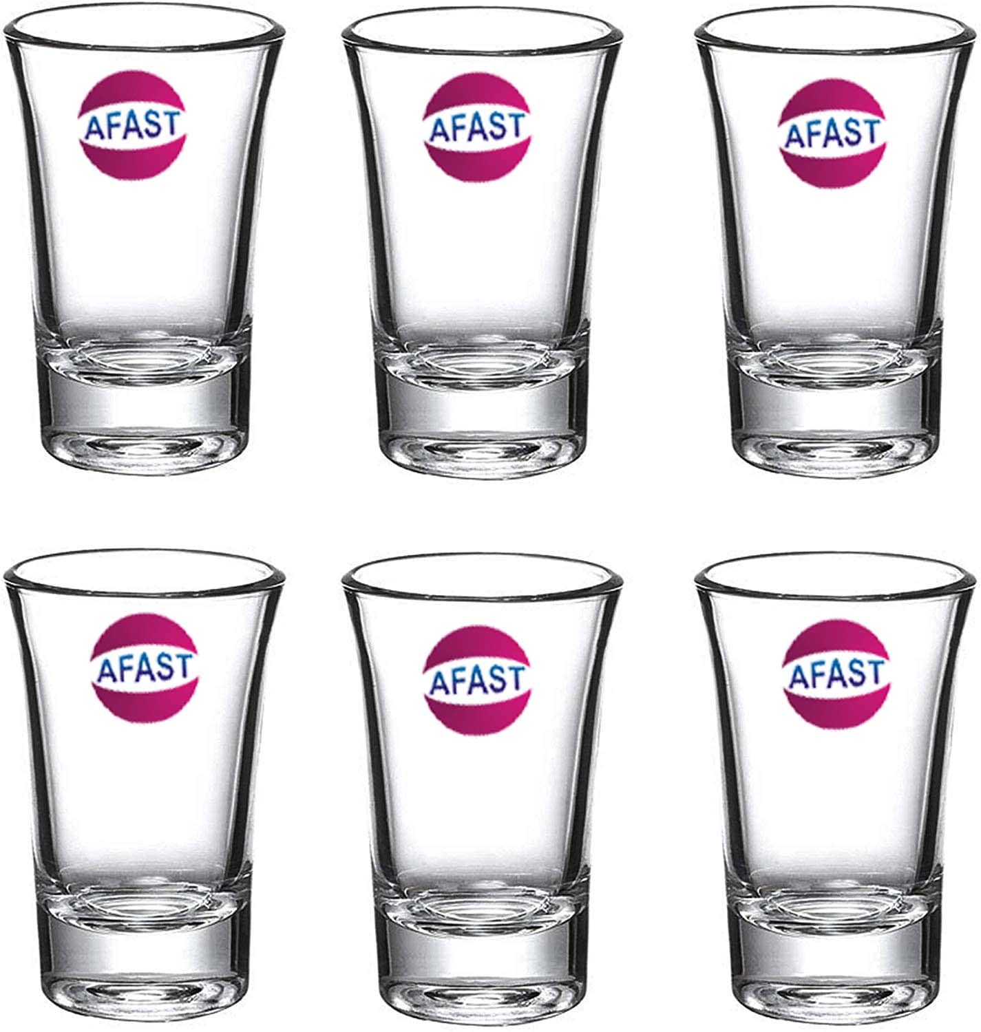 Afast Shot  Glasses Set,  30 ML - (Pack Of 6)