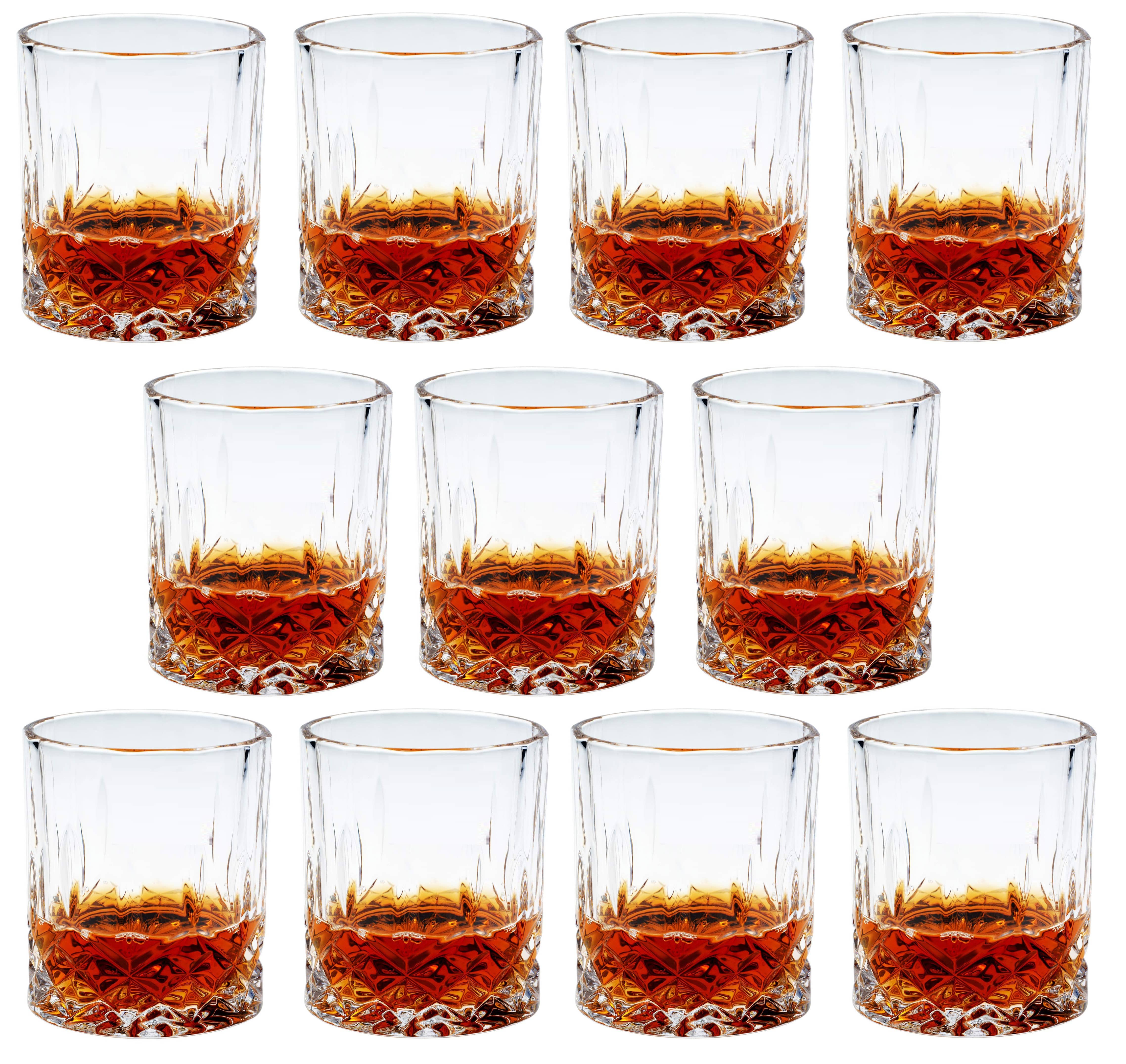Afast Whisky  Glasses Set,  200 ML - (Pack Of 11)