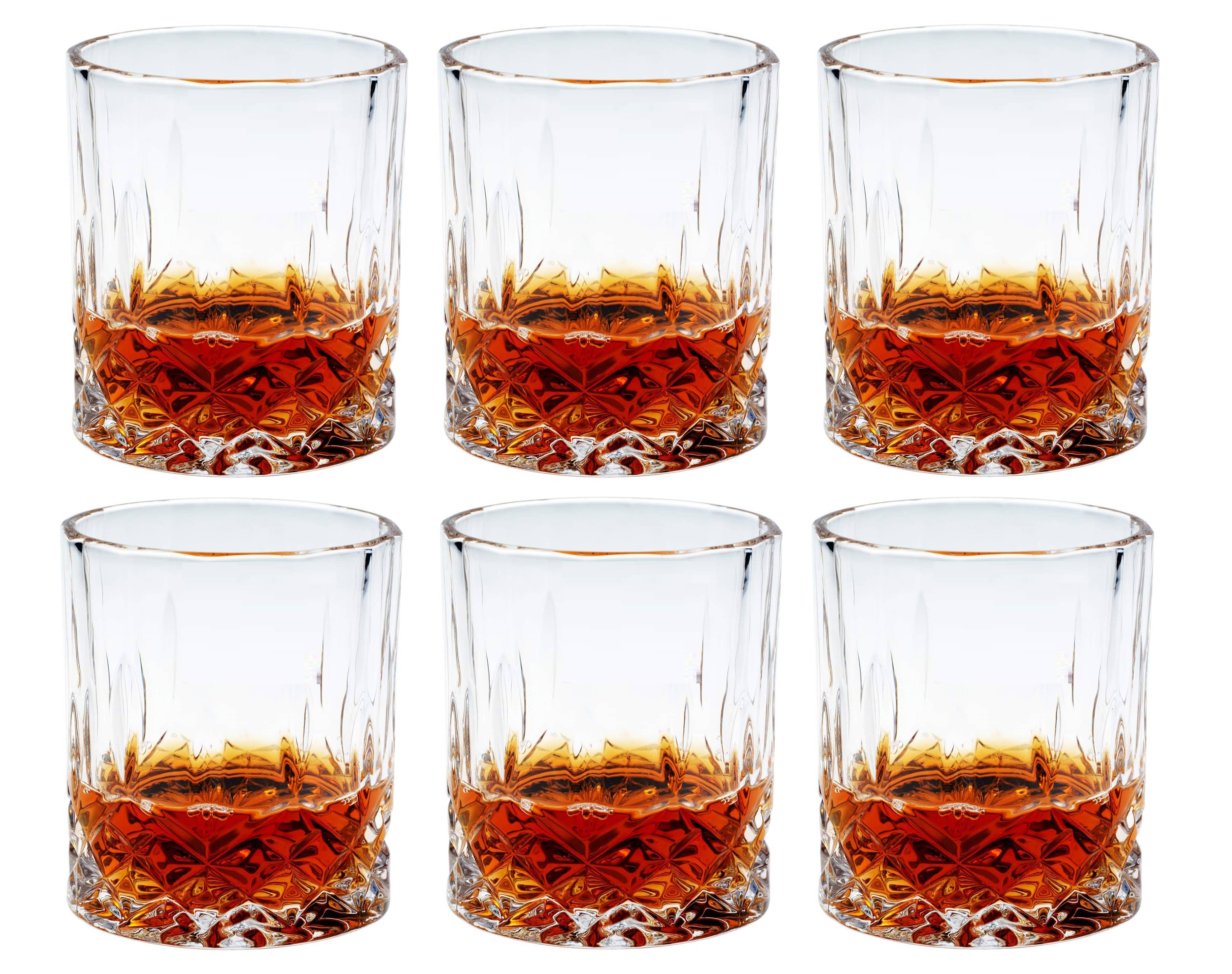Afast Whisky  Glasses Set,  200 ML - (Pack Of 6)