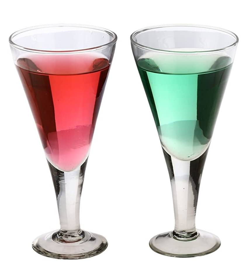     			Afast Wine  Glasses Set,  150 ML - (Pack Of 2)
