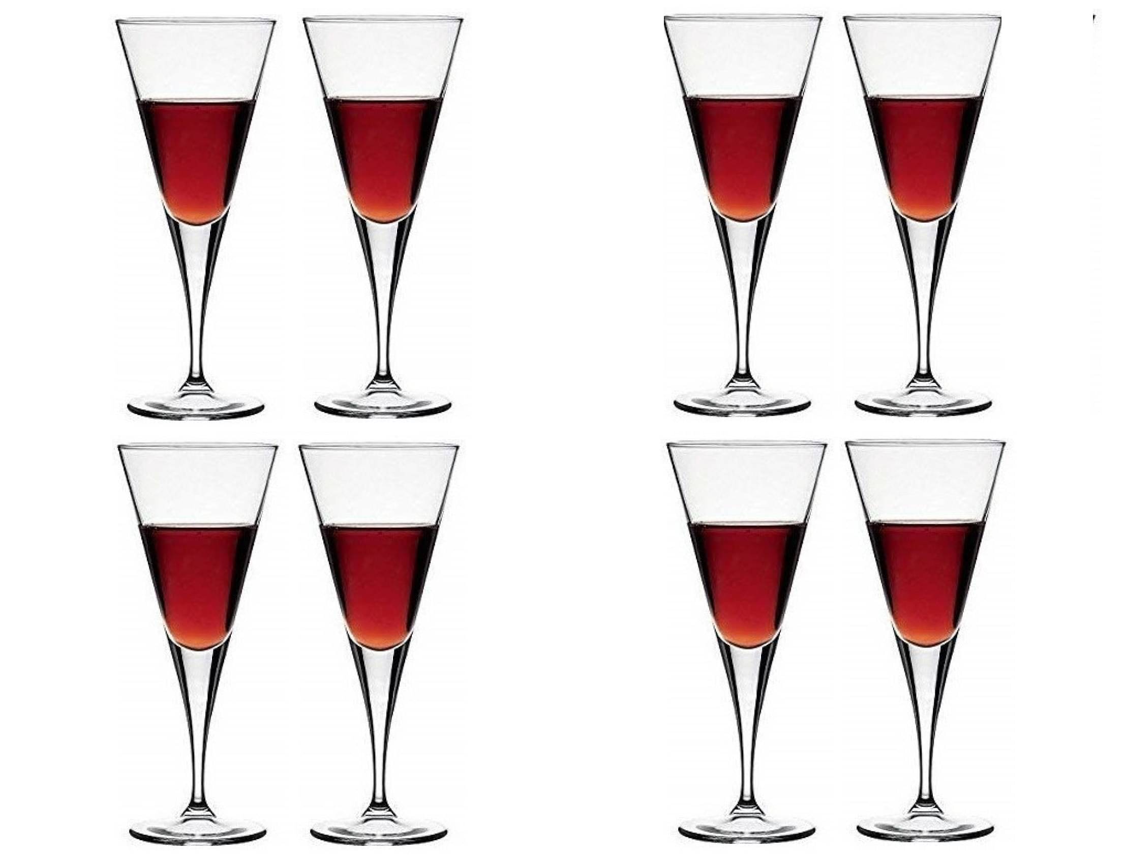     			Afast Wine  Glasses Set,  150 ML - (Pack Of 8)