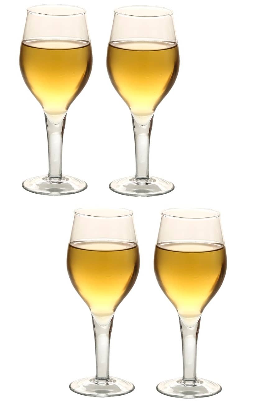 Afast Wine  Glasses Set,  250 ML - (Pack Of 4)