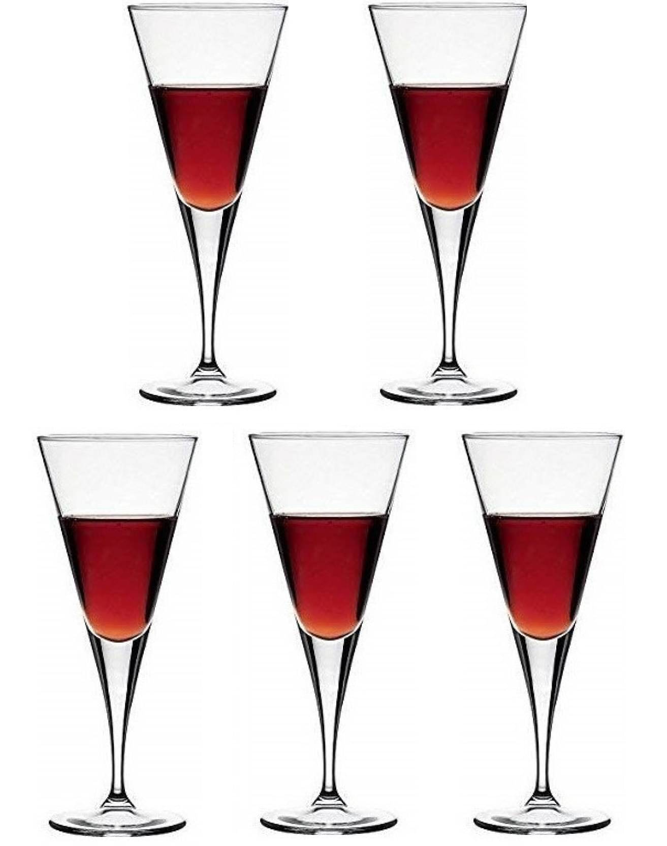     			Afast Wine  Glasses Set,  150 ML - (Pack Of 5)