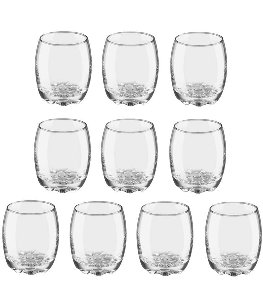 Afast Water/Juice  Glasses Set,  270 ML - (Pack Of 10)