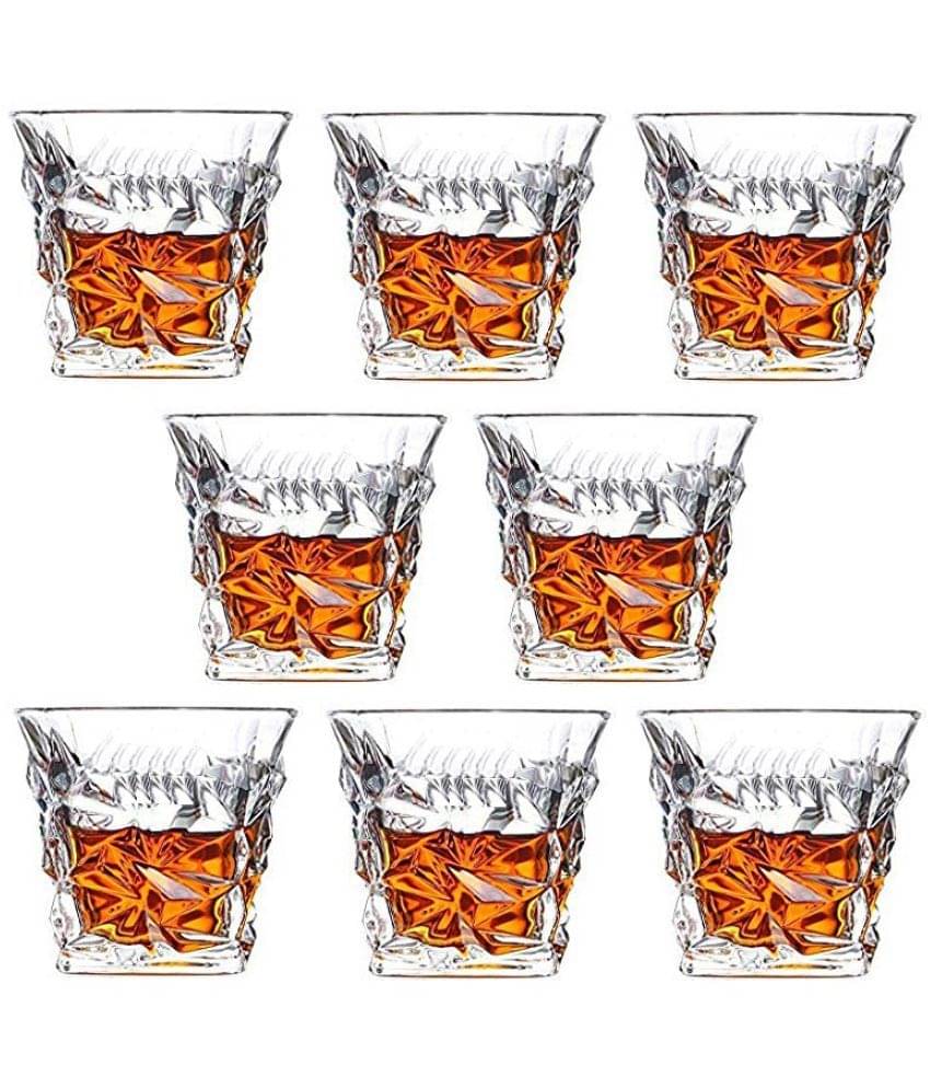     			Afast Whisky  Glasses Set,  250 ML - (Pack Of 8)