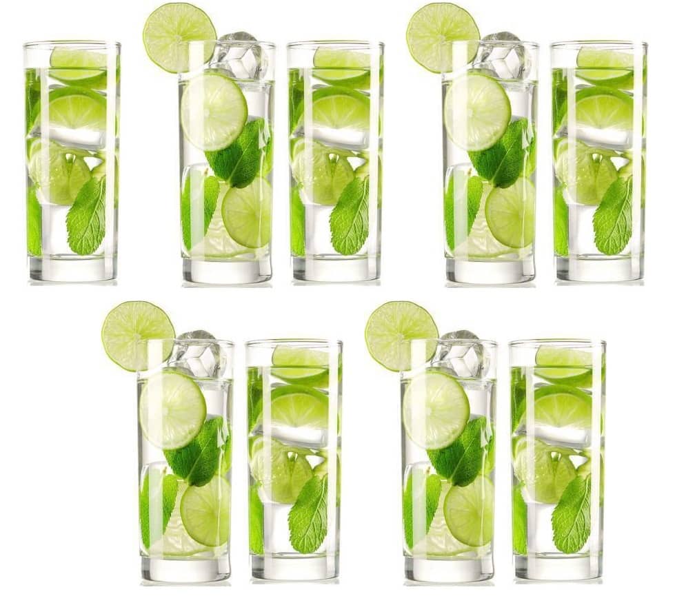 Afast Water/Juice  Glasses Set,  300 ML - (Pack Of 9)