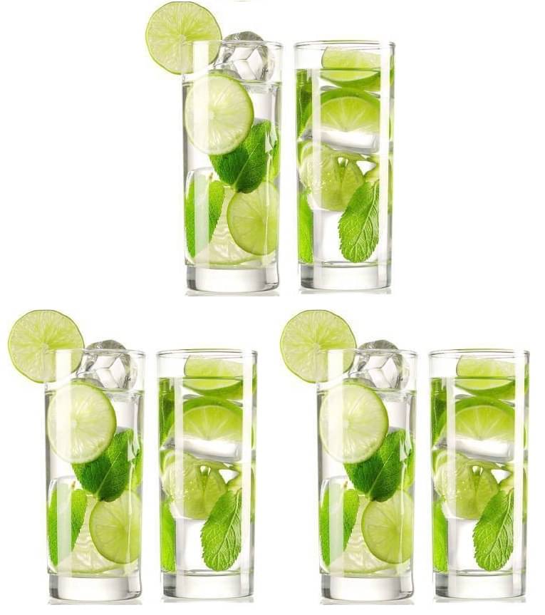     			Afast Water/Juice  Glasses Set,  300 ML - (Pack Of 6)