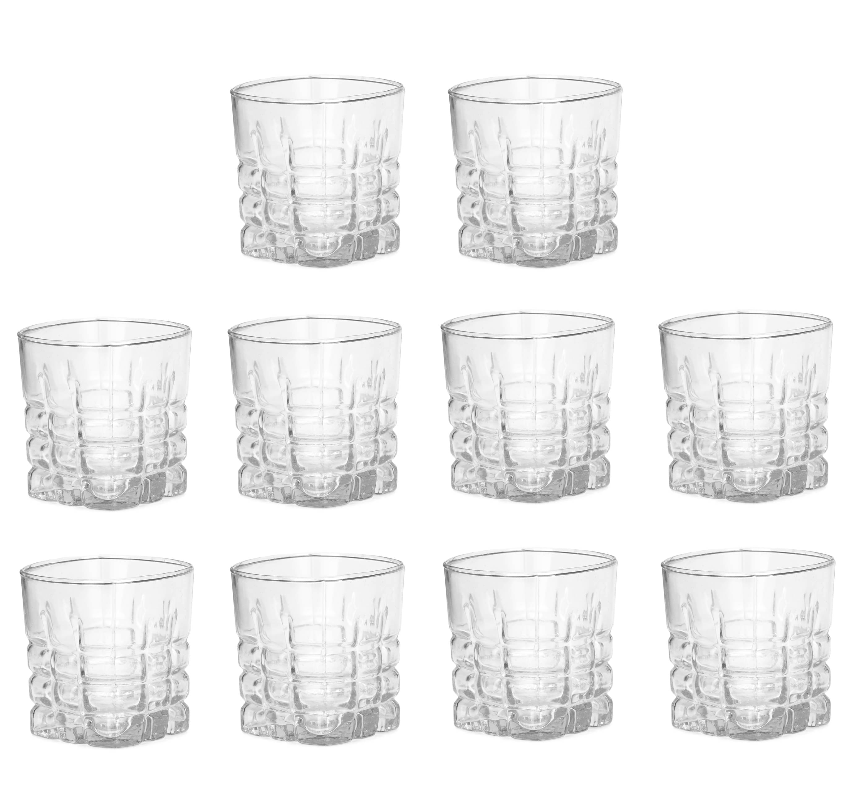     			Somil Water/Juice  Glasses Set,  200 ML - (Pack Of 10)