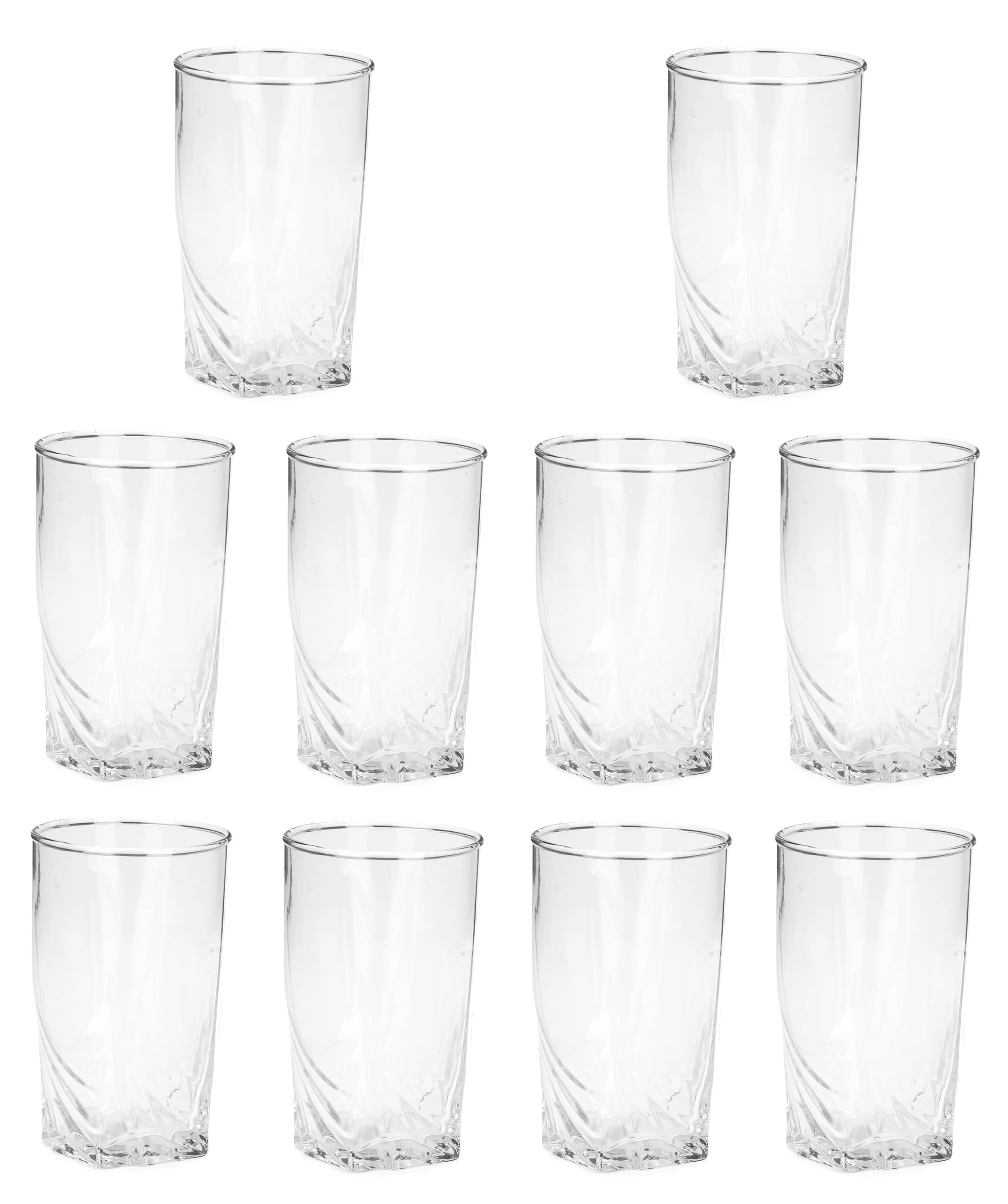     			Somil Water/Juice  Glasses Set,  300 ML - (Pack Of 10)