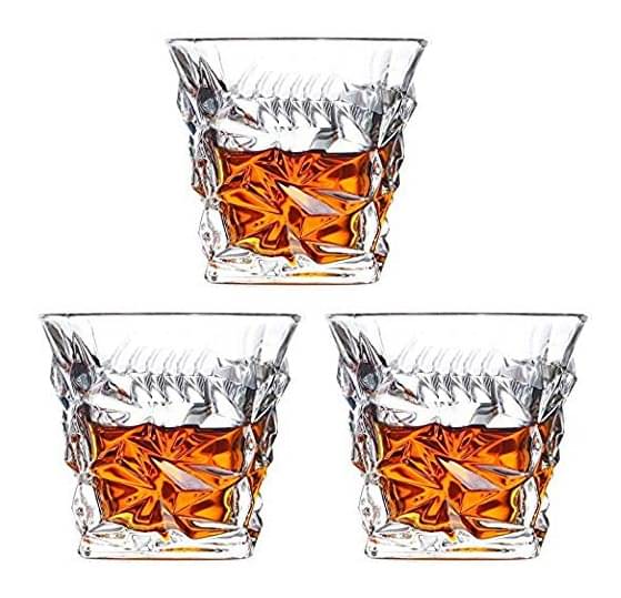     			Somil Whisky  Glasses Set,  250 ML - (Pack Of 3)