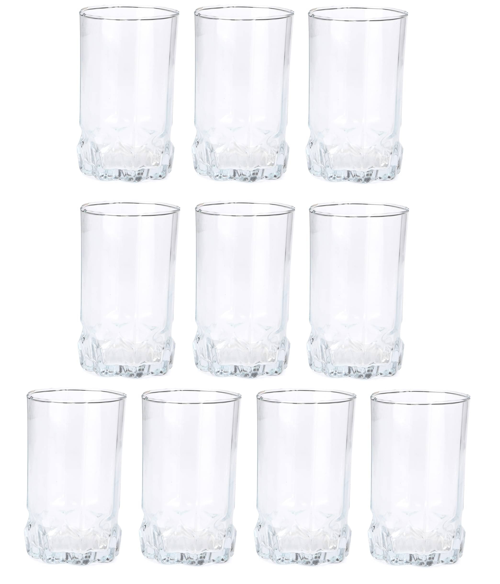     			Somil Water/Juice  Glasses Set,  300 ML - (Pack Of 10)