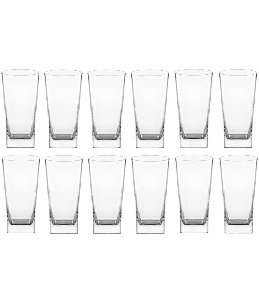 Somil Water/Juice  Glasses Set,  350 ML - (Pack Of 12)