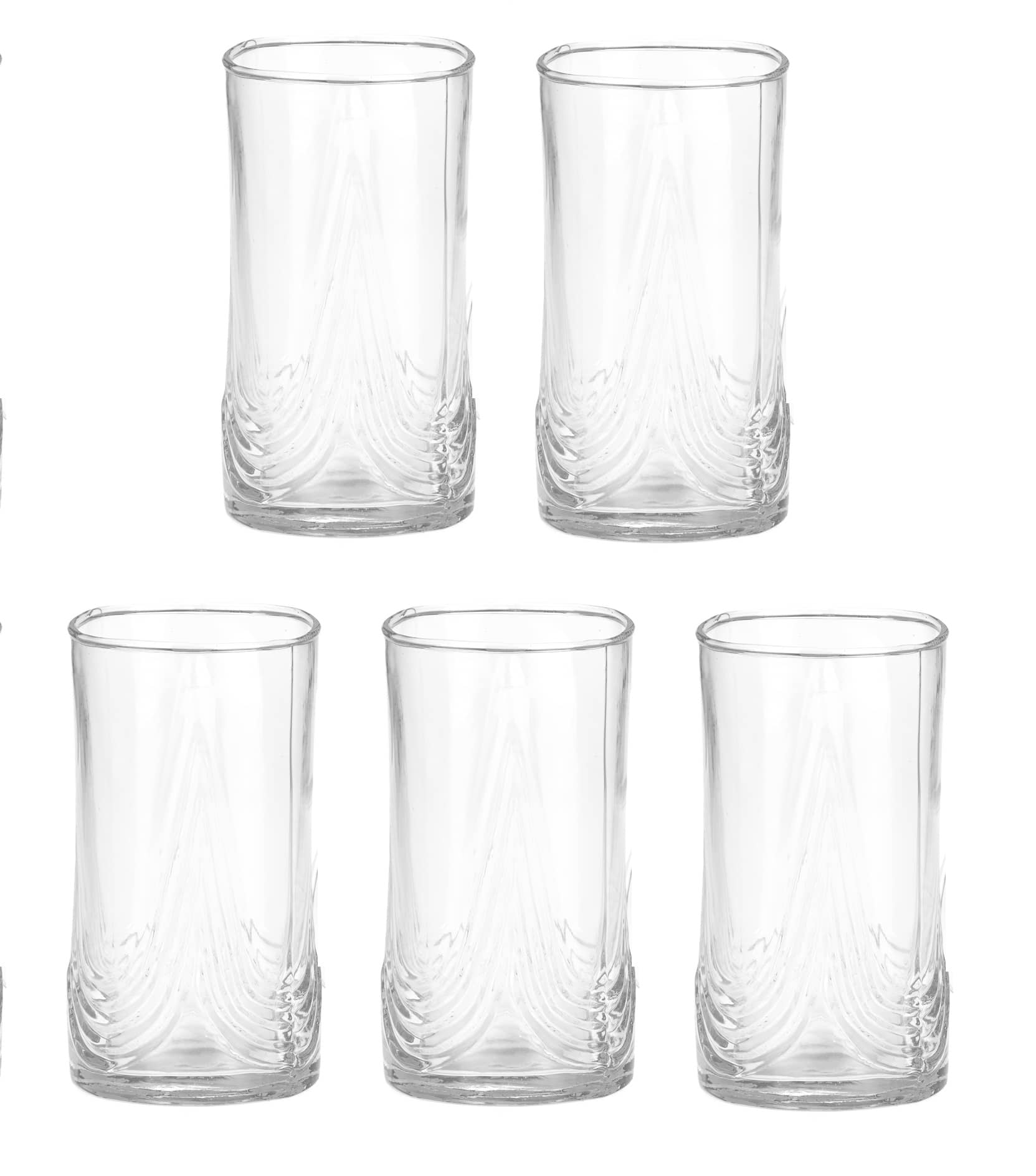 Somil Water/Juice  Glasses Set,  300 ML - (Pack Of 5)