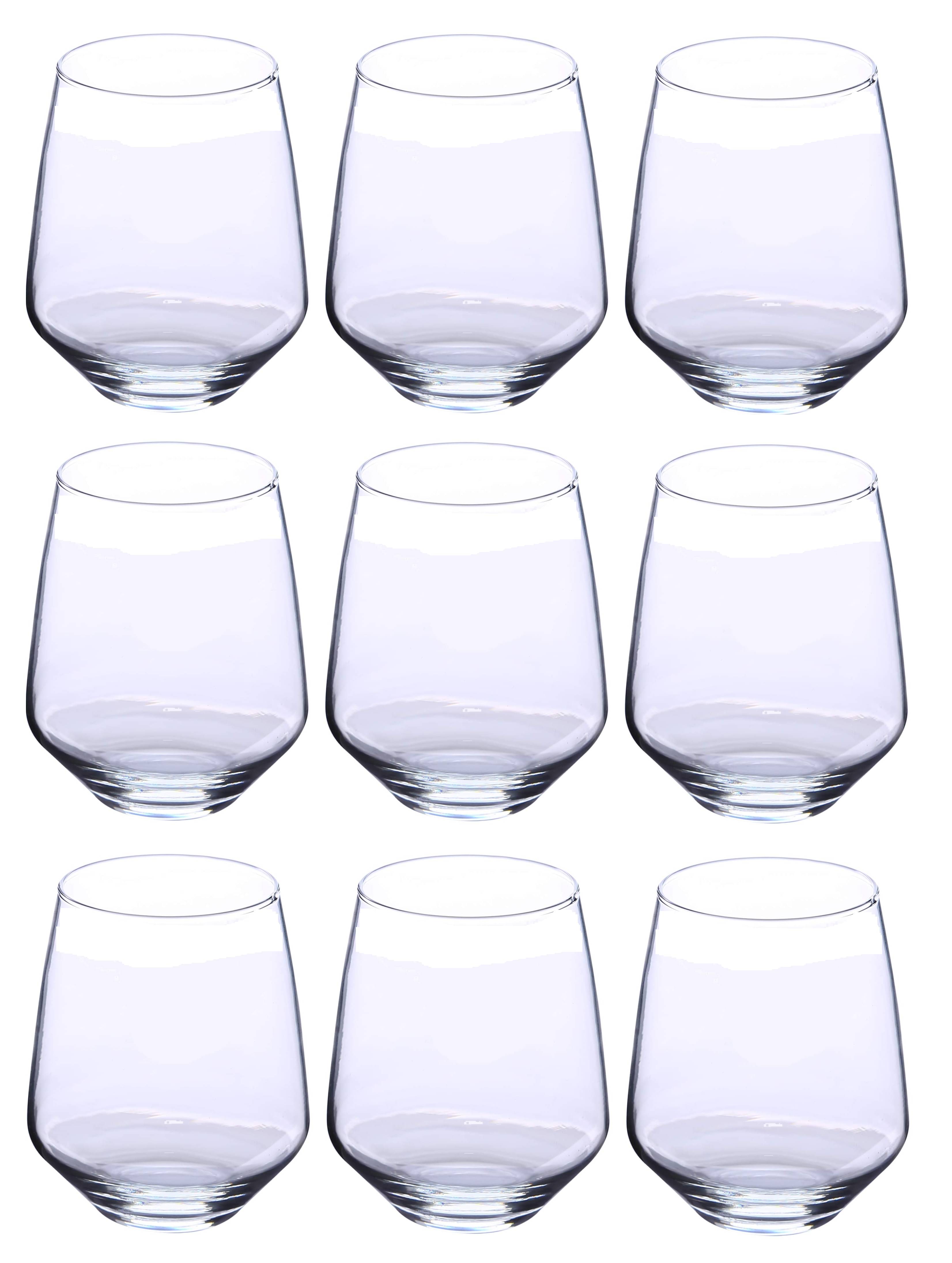     			Somil Water/Juice  Glasses Set,  350 ML - (Pack Of 9)