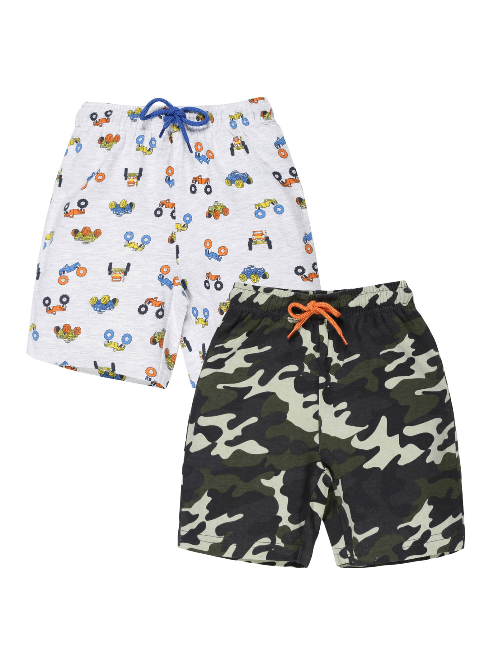     			PLUM TREE Pack of 2 Cotton Shorts For Boys ( Grey )