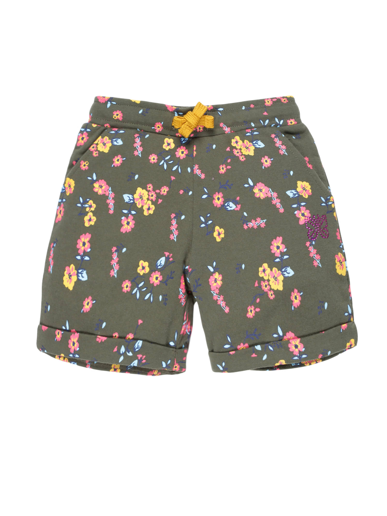     			PLUM TREE Pack of 1 Girls Cotton Cycling Shorts ( Olive Green )